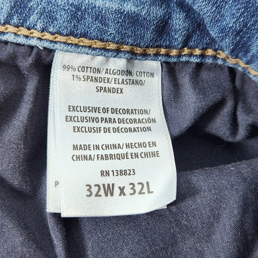 Shyanne Life Womens Blue‎ Wash Bootcut Jeans Size 32W x 32L - Picture 8 of 9